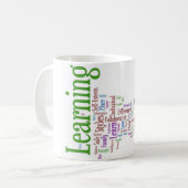 SJFAのロゴの威厳があるなPD 2009年のWordle コーヒーマグカップ (正面左)