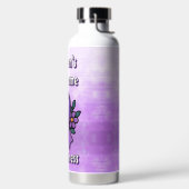 Sjögren's Awareness | Purple Ribbon ウォーターボトル (左面)