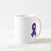Sjögren's Awareness | Purple Ribbon コーヒーマグカップ (正面右)