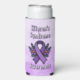 Sjögren's Awareness | Purple Ribbon スリム缶クーラー