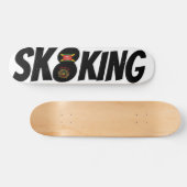 SK8キング公式7 3/4インチスケートボードデッキ スケートボード (横)