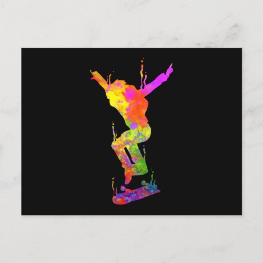 SK8スケートボーダースケートパークSK8ingスカテホール ポストカード (正面)