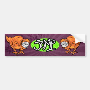 SK8ディーノのステッカー バンパーステッカー