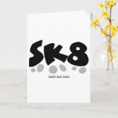 SK8 カード (黄色い花)