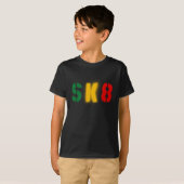 sk8 estencilのラスタの旗 tシャツ (正面フル)