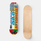 SK8 INVADERS JMT 8 1/4" スケートボードデッキ (正面)