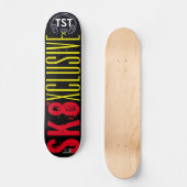 SK8 XCLUSIVE 7 3/4" スケートボードデッキ (正面)