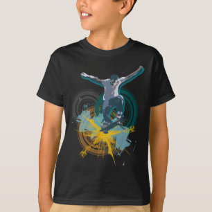 Sk8boarderの子供のワイシャツ Tシャツ