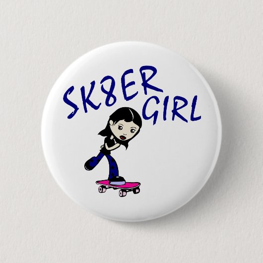 sk8erの女の子 缶バッジ (正面)