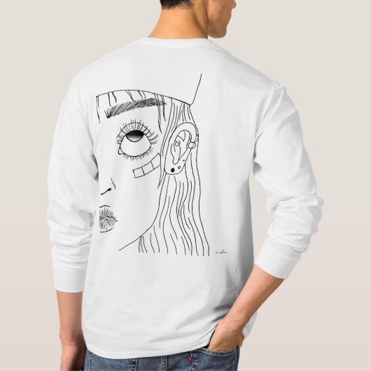 Sk8erの女の子 Tシャツ (裏面)