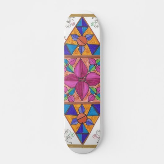 Sk8erの幾何学の芸術Sk8Board スケートボード (正面)