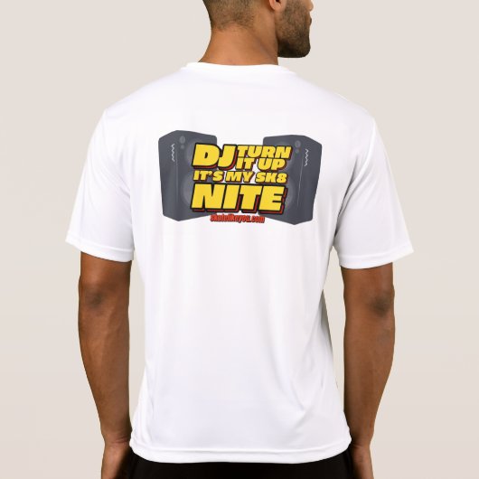 Sk8LikeYou DJ Turn It Up Sport Tek - Tシャツ (裏面)