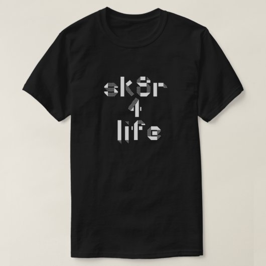 Sk8r 4ライフTシャツ Tシャツ (デザイン正面)