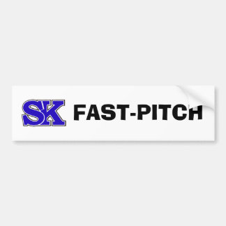 SK FAST-PITCH バンパーステッカー