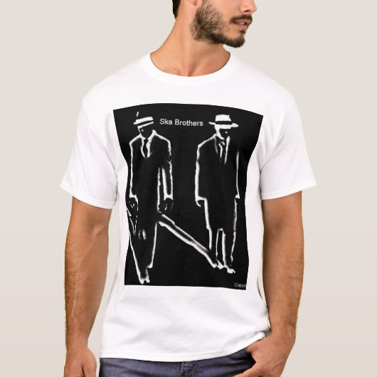 Skaの兄弟のロゴの人のワイシャツ Tシャツ (正面)