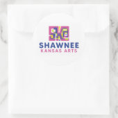 SKAボックスステッカー ラウンドシール (バッグ)