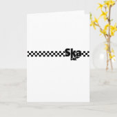 SKA踊り足チェッカーと カード (黄色い花)