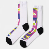 SKA_ショーニー。カンザス。アーツ.BW ソックス (左)