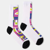 SKA_ショーニー。カンザス。アーツ.BW ソックス (右)