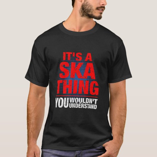 Ska Music Is Life Ska Reggae Punk Sco 1 Tシャツ (正面)