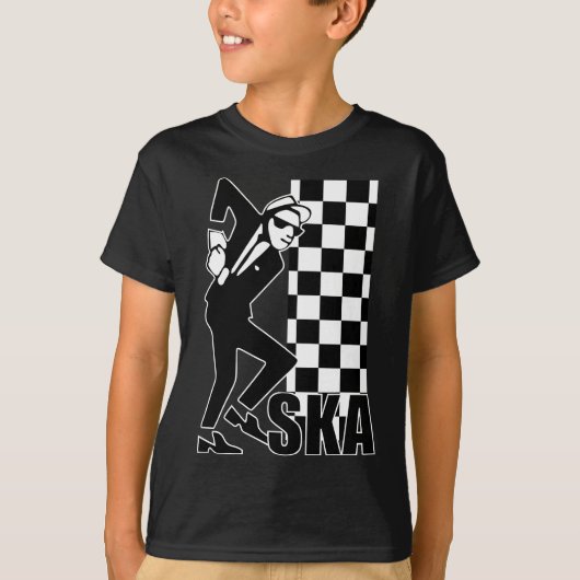 Ska Music T-Ska Music is life Ska Reggae Tシャツ (正面)
