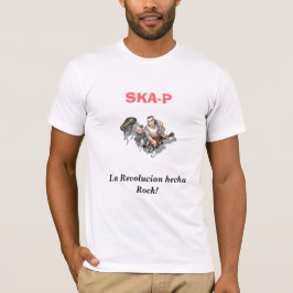 SKA-PのLaのRevolucionのhechaの石! -カスタマイズ Tシャツ