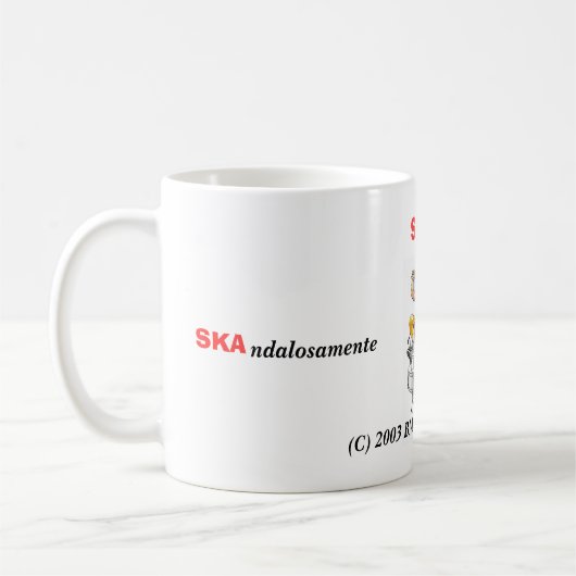 SKA-P、SKAndalosamente Revolucionarios コーヒーマグカップ (左)