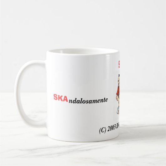 SKA-P、SKAndalosamente Revolucionarios コーヒーマグカップ (左)