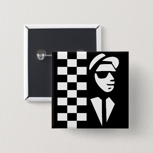 Ska Pin 缶バッジ (正面&裏面)