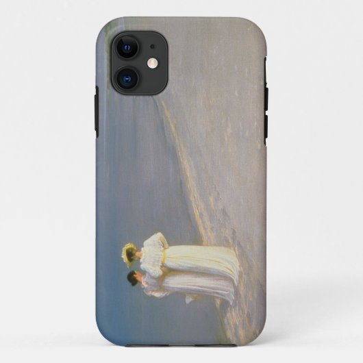 Skagenの南ビーチの夏の夕べ Case-Mate iPhoneケース (裏面)