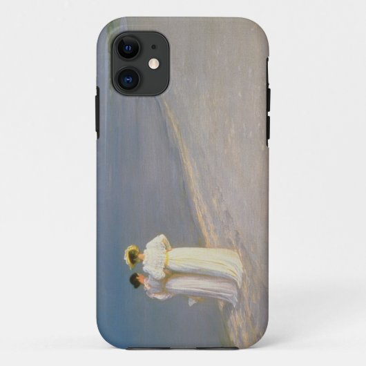 Skagenの南ビーチの夏の夕べ Case-Mate iPhoneケース (裏面)