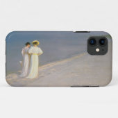 Skagenの南ビーチの夏の夕べ Case-Mate iPhoneケース (裏面(横))