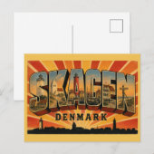 Skagen Denmark Lighthouse ポストカード (正面/裏面)