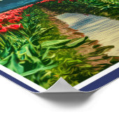 SKAGIT VALLEY - TULIP FIELDS - SKAGIT WASHINGTON ポスター (角)