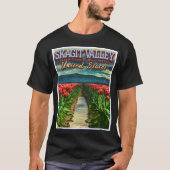 SKAGIT VALLEY - TULIP FIELDS - SKAGIT WASHINGTON Tシャツ (正面)