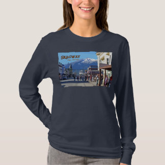 Skagwayの女性長袖 Tシャツ