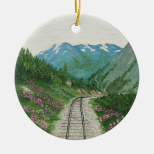 Skagwayの鉄道オーナメント セラミックオーナメント