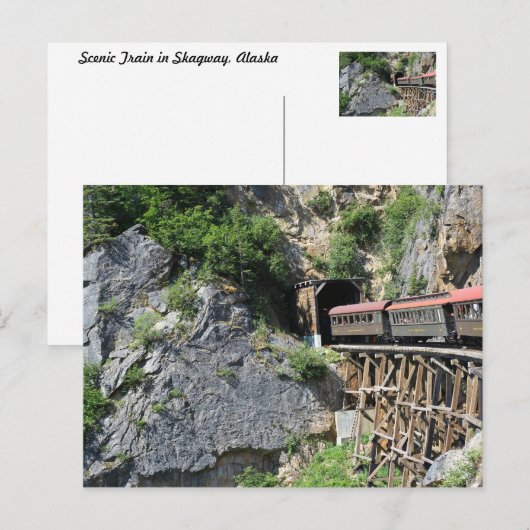 Skagway、アラスカ ポストカード (正面/裏面)