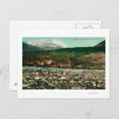 Skagway、AlaskaSkagway、AKの鳥瞰図 ポストカード (正面/裏面)