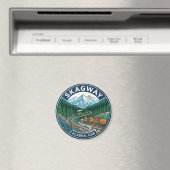 Skagway USA マグネット (インサイチュ (食洗機))