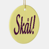 Skalのノルウェーの応援のオーナメント セラミックオーナメント (右)