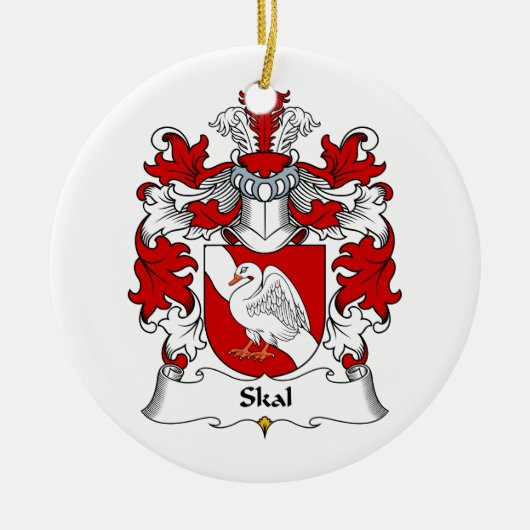Skalの家紋 セラミックオーナメント (正面)