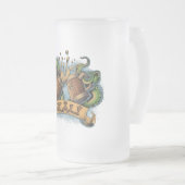 SKÅL! フロストグラスビールジョッキ (正面右)