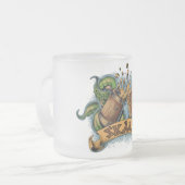 SKÅL フロストグラスマグカップ (正面左)