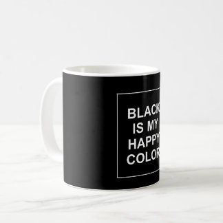 SKAM - BLACK IS MY HAPPY COLOR コーヒーマグカップ