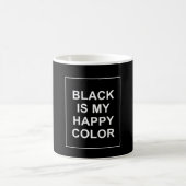 SKAM - BLACK IS MY HAPPY COLOR コーヒーマグカップ (中央)
