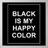 SKAM - BLACK IS MY HAPPY COLOR ポスター (正面)