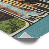 Skaneateles Lake, New York - Large Letter Scenes ポスター (角)