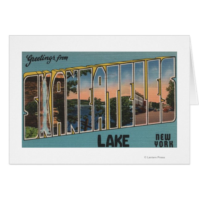 Skaneateres Lake, New York – ラージレターシーン (正面横)