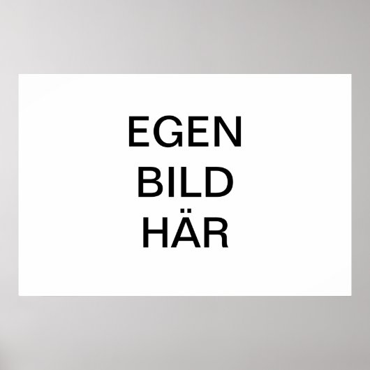 Skapa egen Affisch/Poster med emgen bild och文字 ポスター (正面)